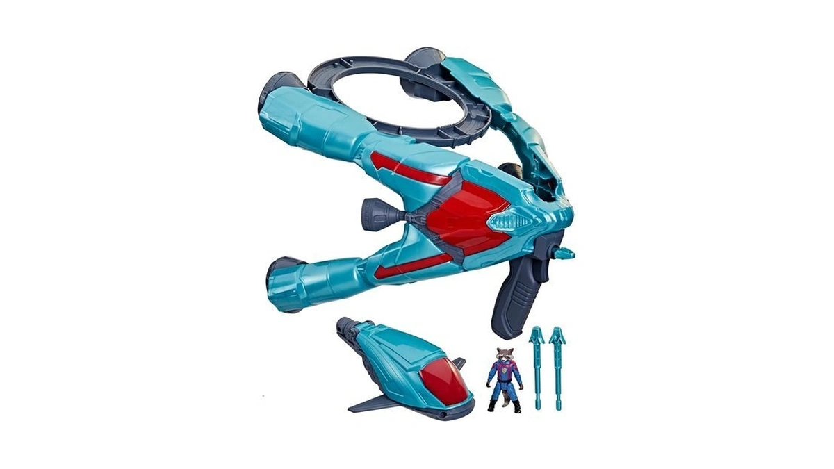 Hasbro Marvel Guardians Of The Galaxy Vol.3 Galactic Spaceship,rocket Action