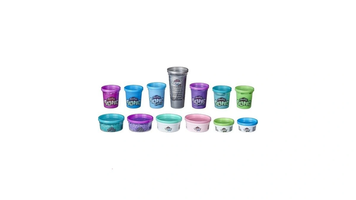 Play-doh Foam And Play-doh Slime Kit: Super Cloud Slime, Hydroglitz,