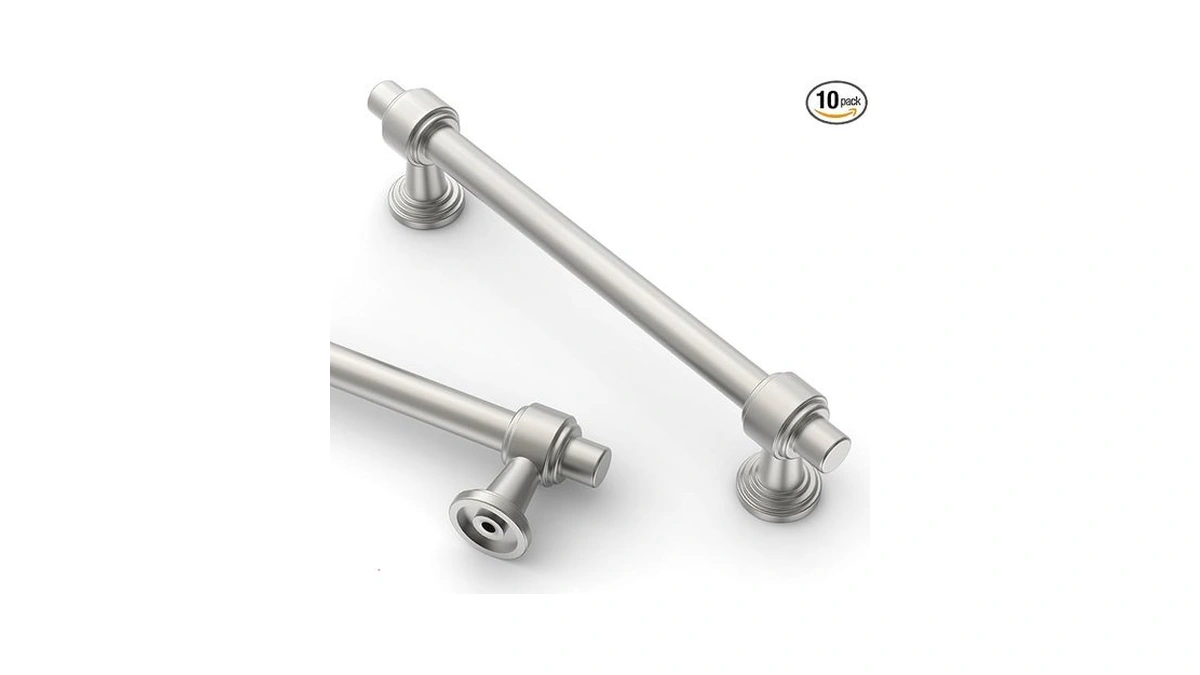Asidrama 10 Pack 5 Inch(128mm) Brushed Satin Nickel Kitchen Cabinet