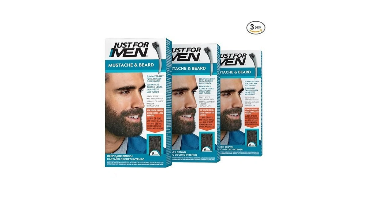 Just For Men Mustache & Beard, Beard Dye For Men