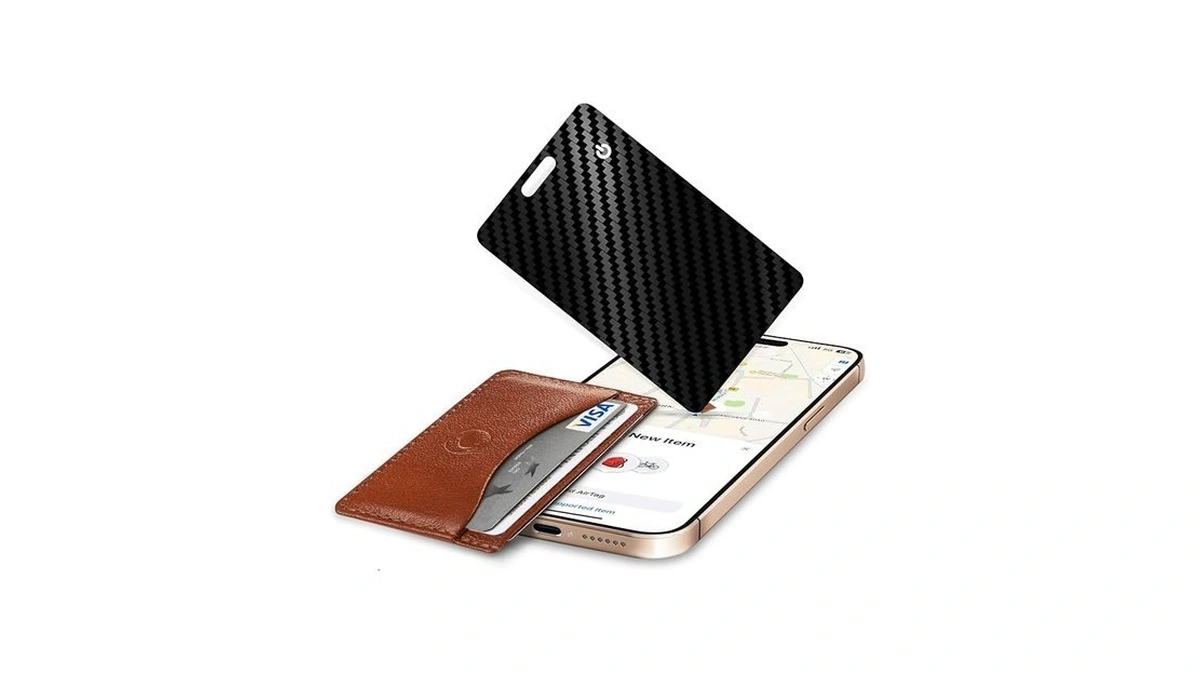 Vrebrey Wallet Tracker Card, Slim Rechargeable Bluetooth Item Locator, Smart