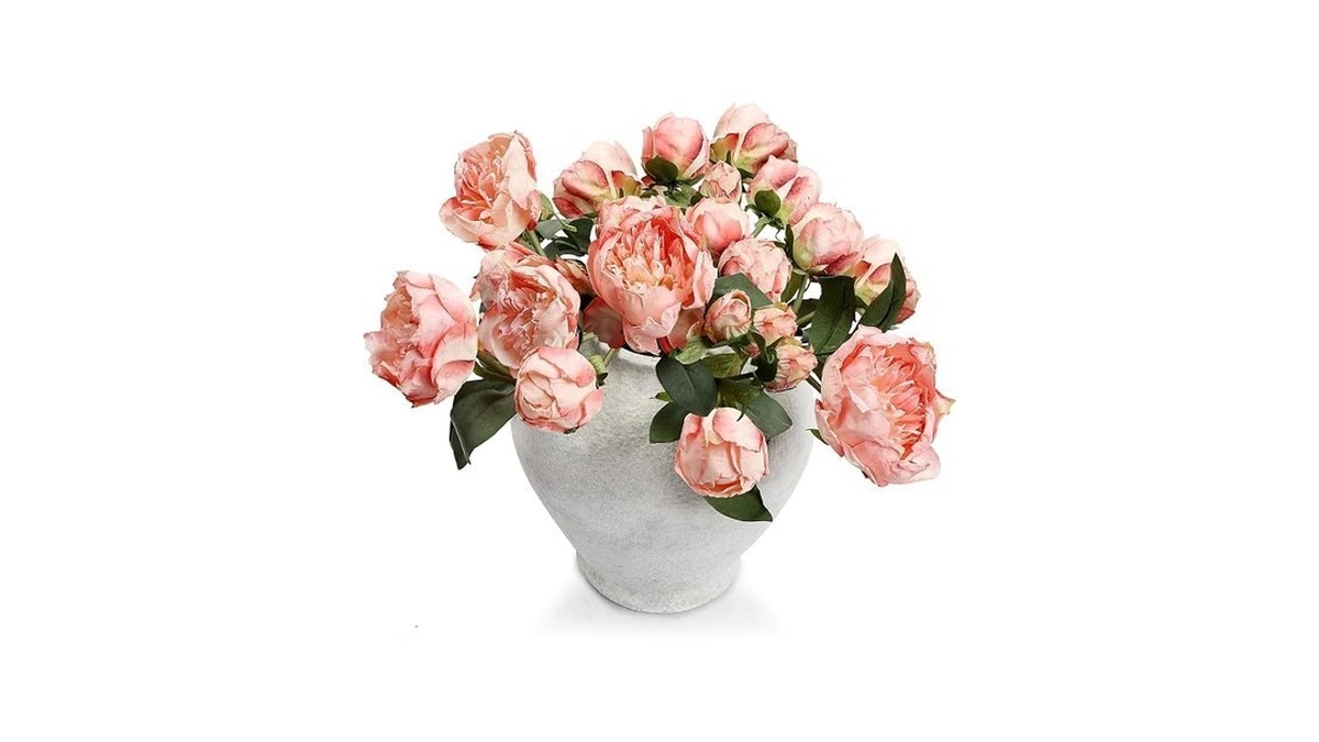 Tobilu Pink Peony Flower Bouquets Only Was Pr...