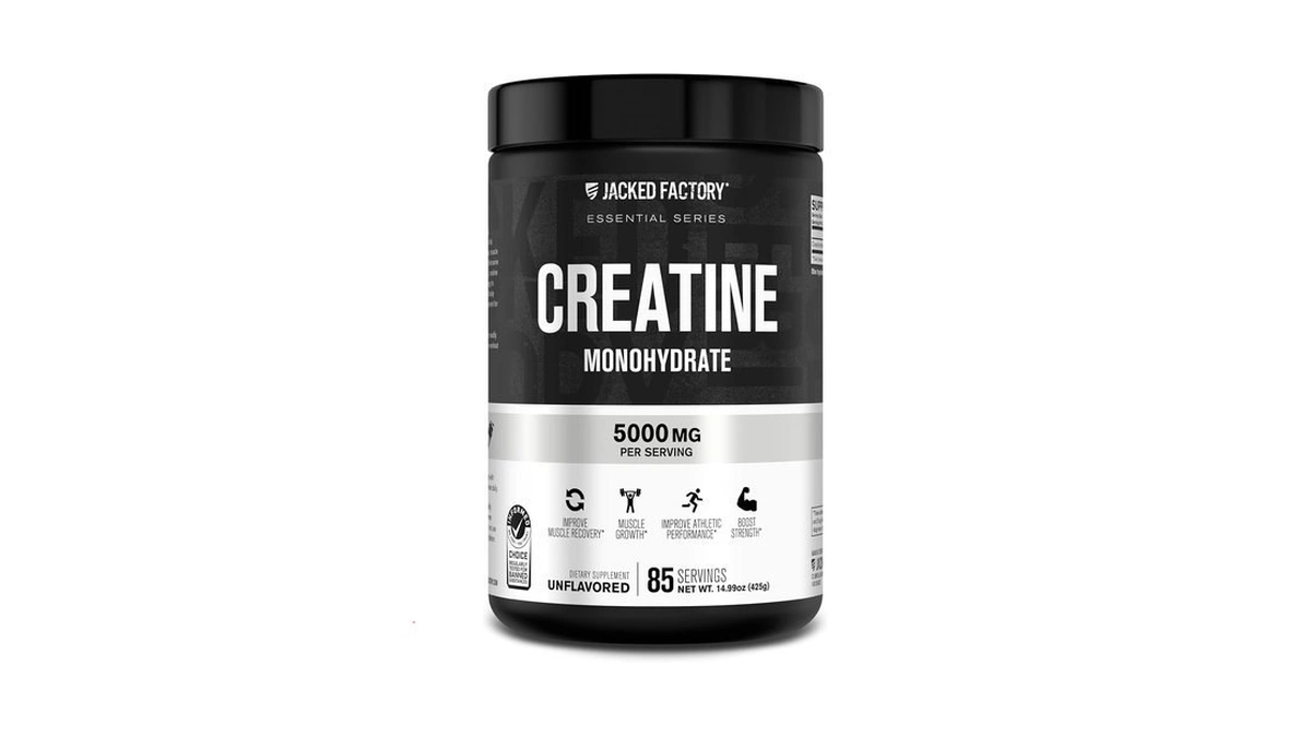 Jacked Factory Creatine Monohydrate Powder 425g - 5g Daily Creatine