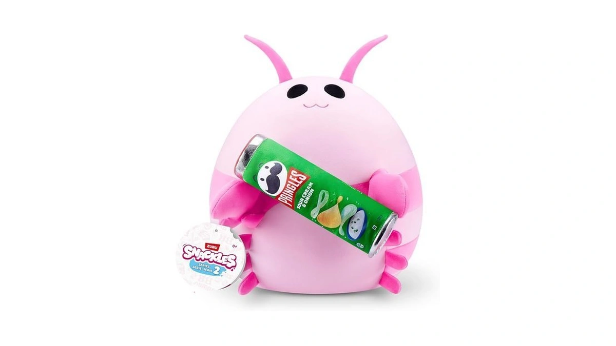 Snackles Series 2 Shrimp & Pringles 8 Inch Plush By