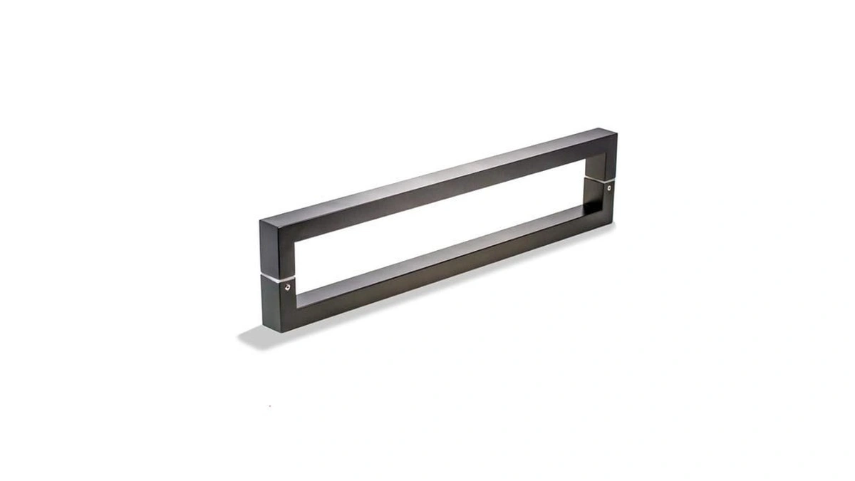 48 Inches 2-sided Stainless Steel Matte Black Door Handles, Modern
