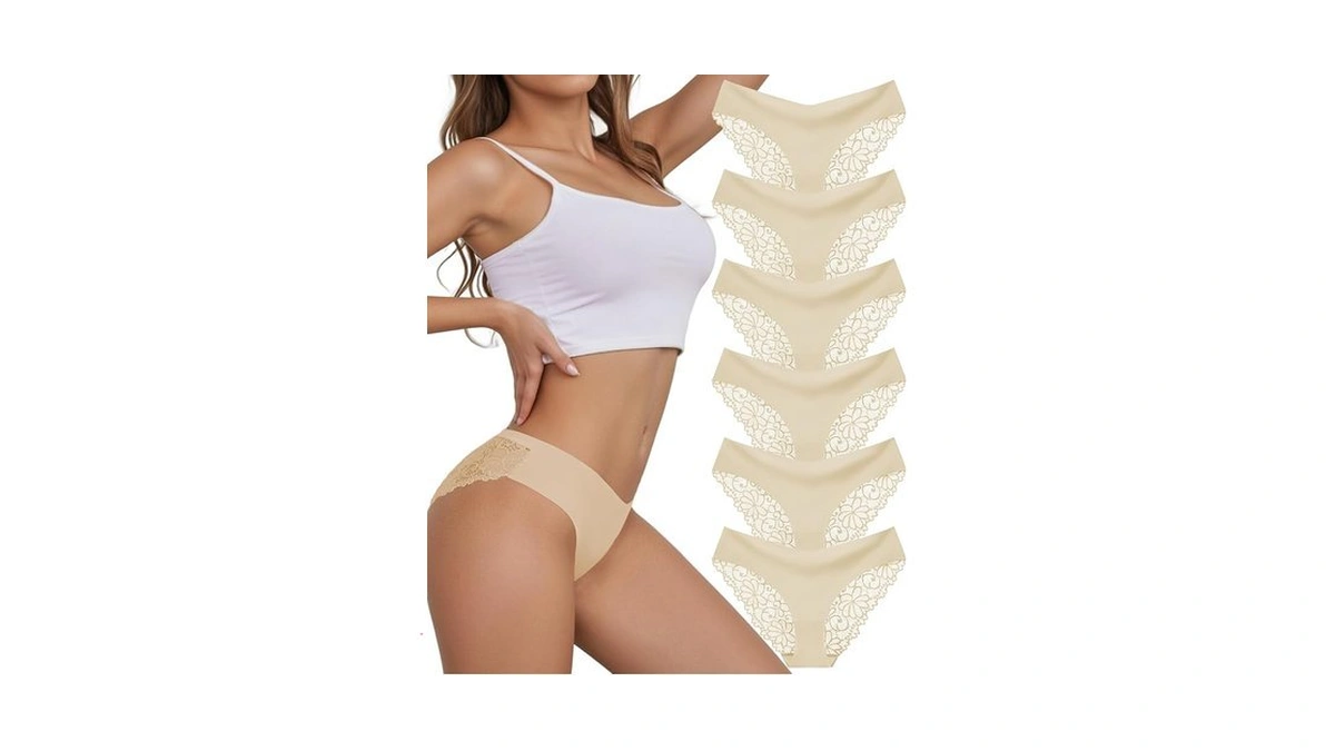 Dhfbaby Sexy Cheeky Womens Underwear Comfortable Seamless Panties Luxurious Lace