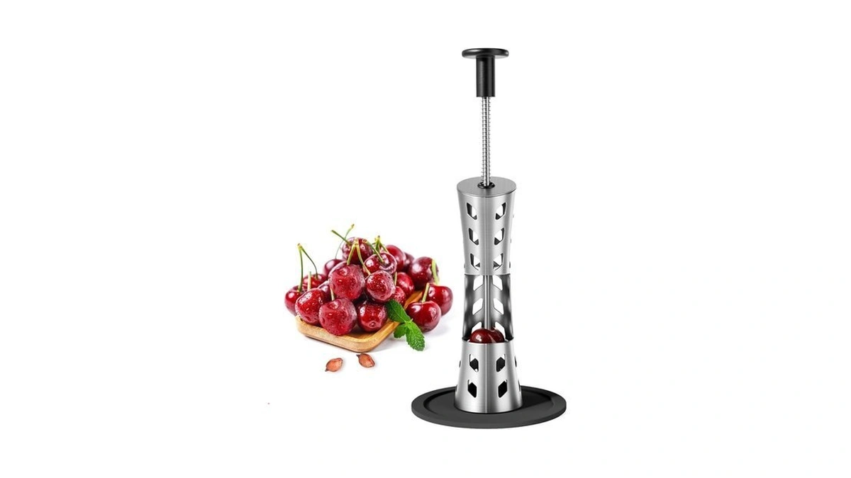 Newness Cherry Pitter, Premium Cherry Pitter Remover Tool, 304 Stainless