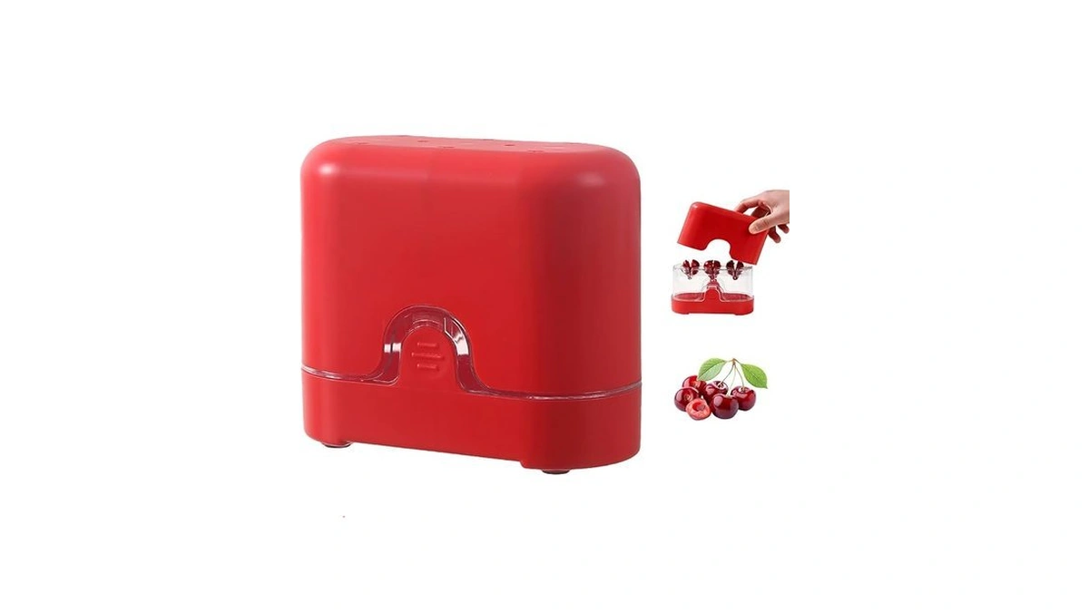 3-in-1 Cherry Pitter And Slicer, Manual Cherry Core Remover Tool