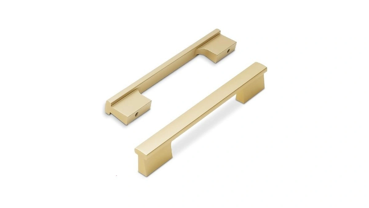 Komotia 10 Pack Brushed Gold Cabinet Pulls 5 Inch Hole