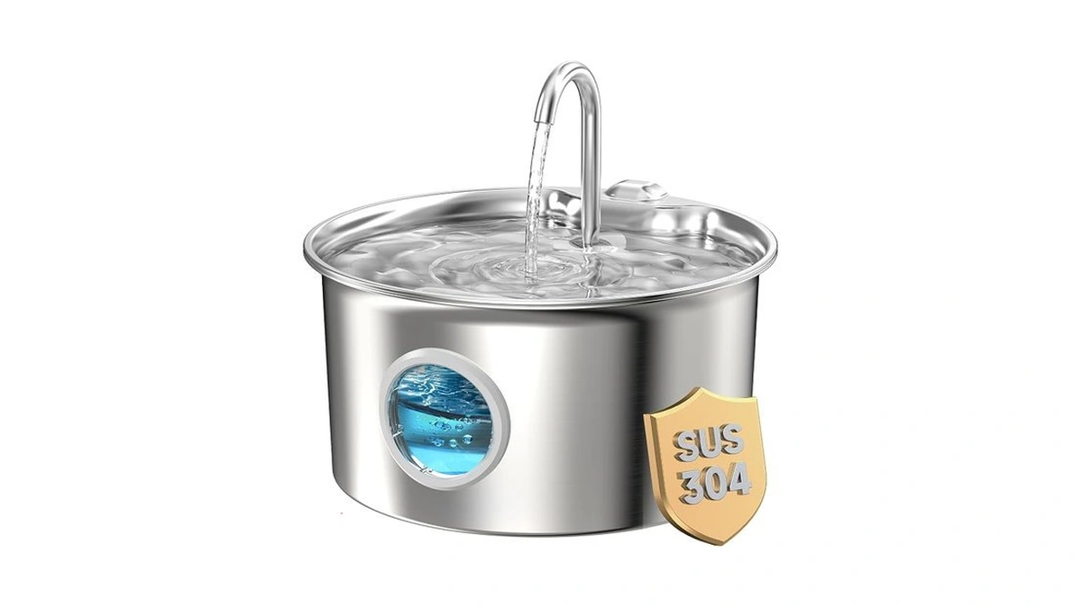 Cat Water Fountain Stainless Steel: Cat Fountain For Drinking -