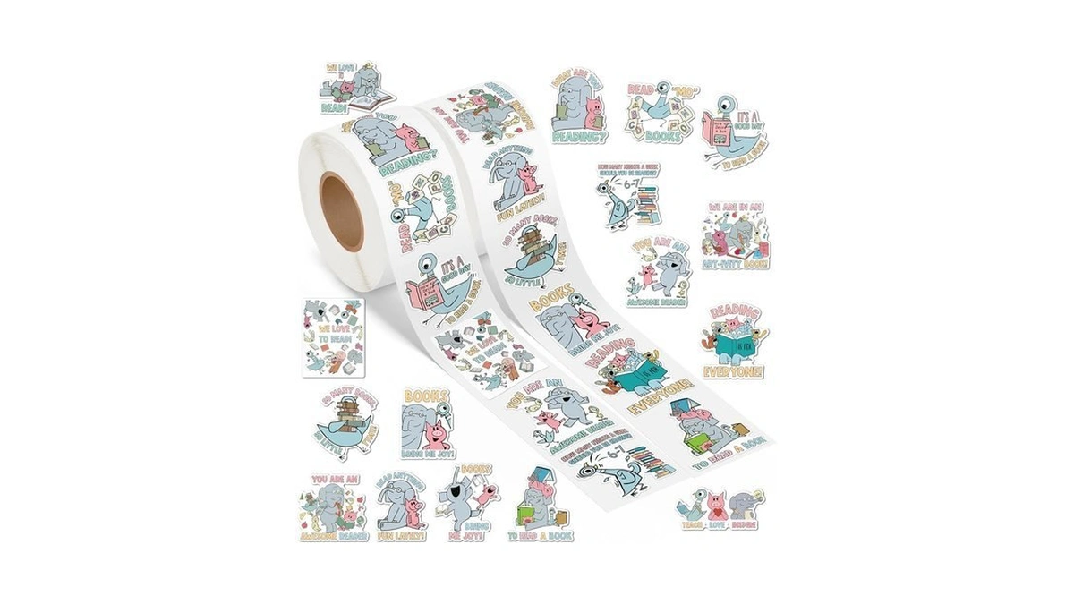 Feuid Gniea Elephant Pig Stickers For Kids - Back To