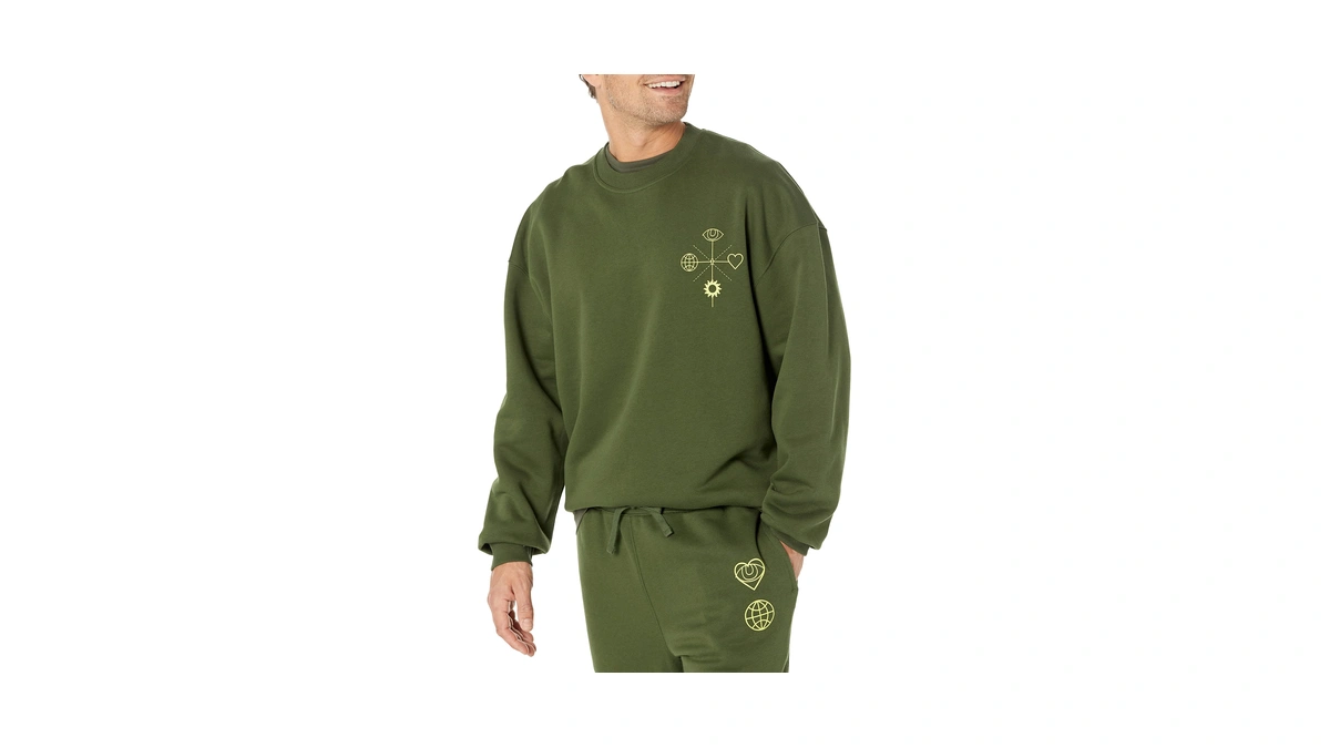 Amazon Essentials Men's Oversized-fit Crewneck Sweatshirt, Midweight, Casual (available In
