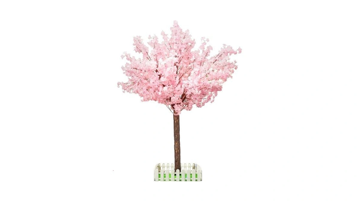 Artificial Cherry Trees Indoor Decor: Handmade Natural Fake Cherry Blossom