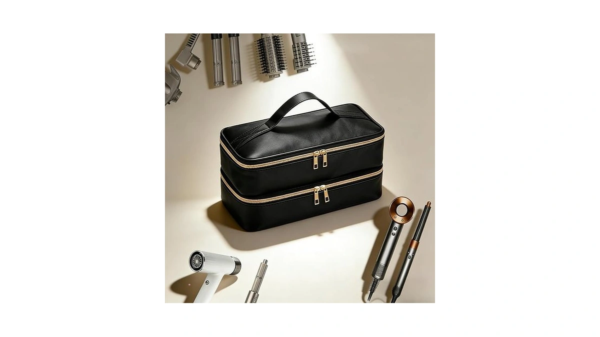 I'smartmoon 2-layer Waterproof Hair Tools Travel Bag For Shark Flex