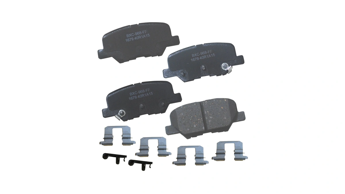 Bendix Premium Sbc1679 Ceramic Rear Brake Pads For 2014-2016 Mazda