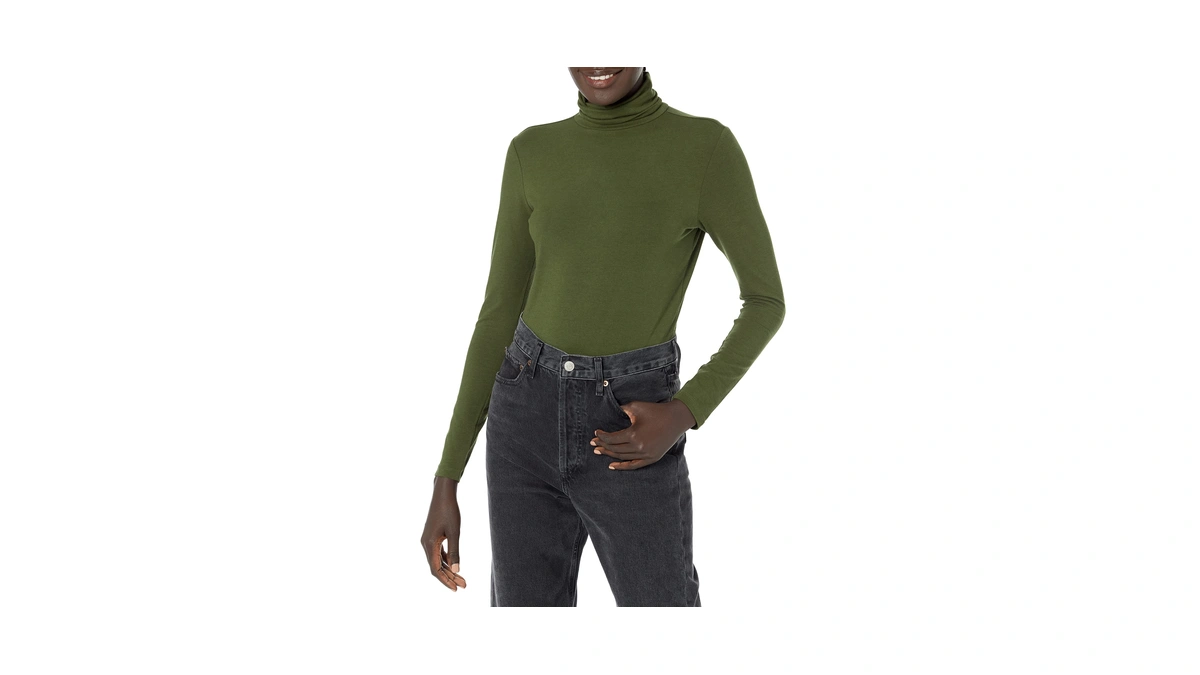 Amazon Essentials Women's Long-sleeve Turtleneck Stretch Fleece (available In Plus