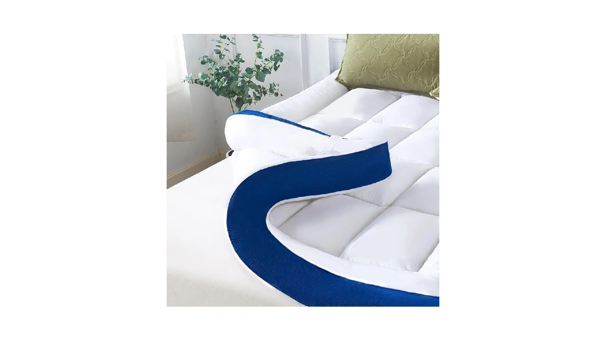 Whatsbedding 5 Inch Memory Foam King Mattress Topper For Back