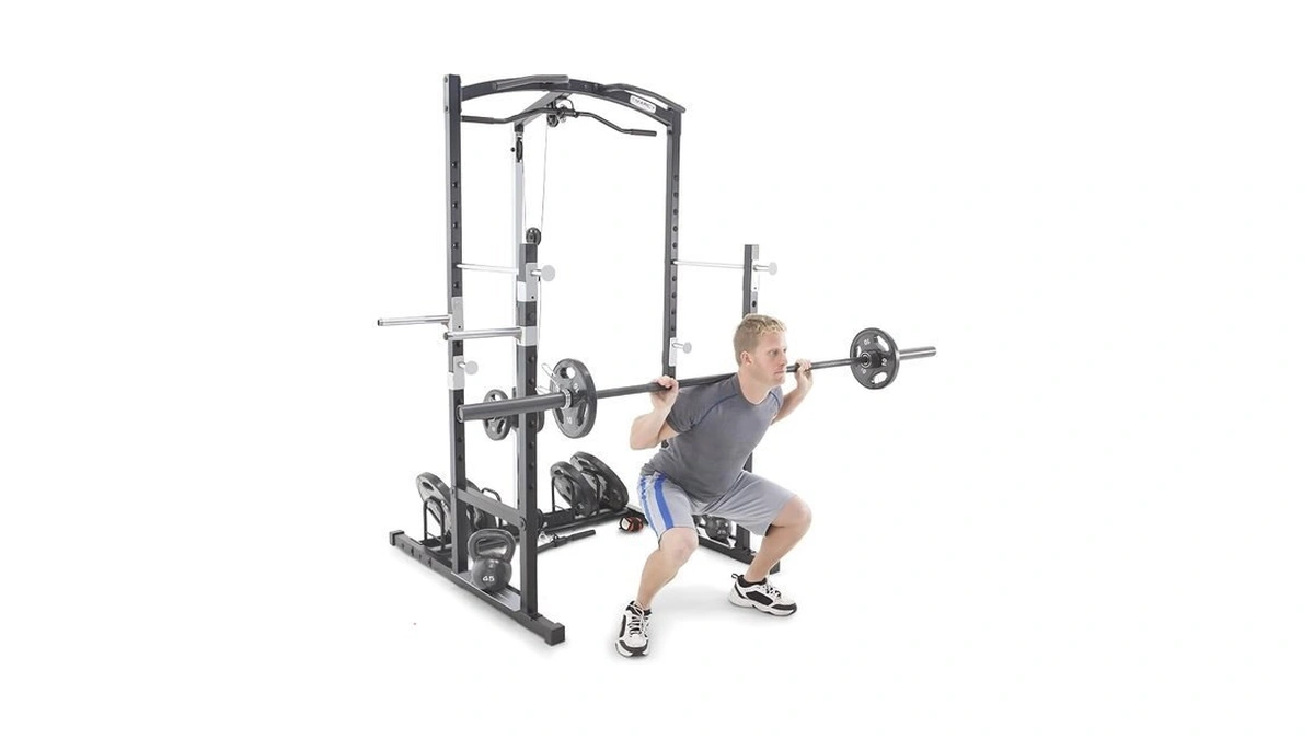 Amazon : Marcy Home Gym Cage System Workout Stati