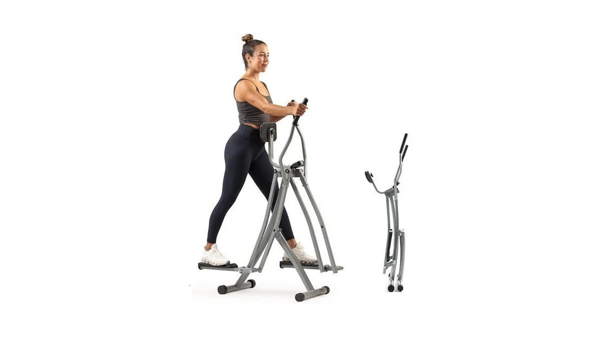 Sunny Health & Fitness Smart Air Walk Elliptical Glider With