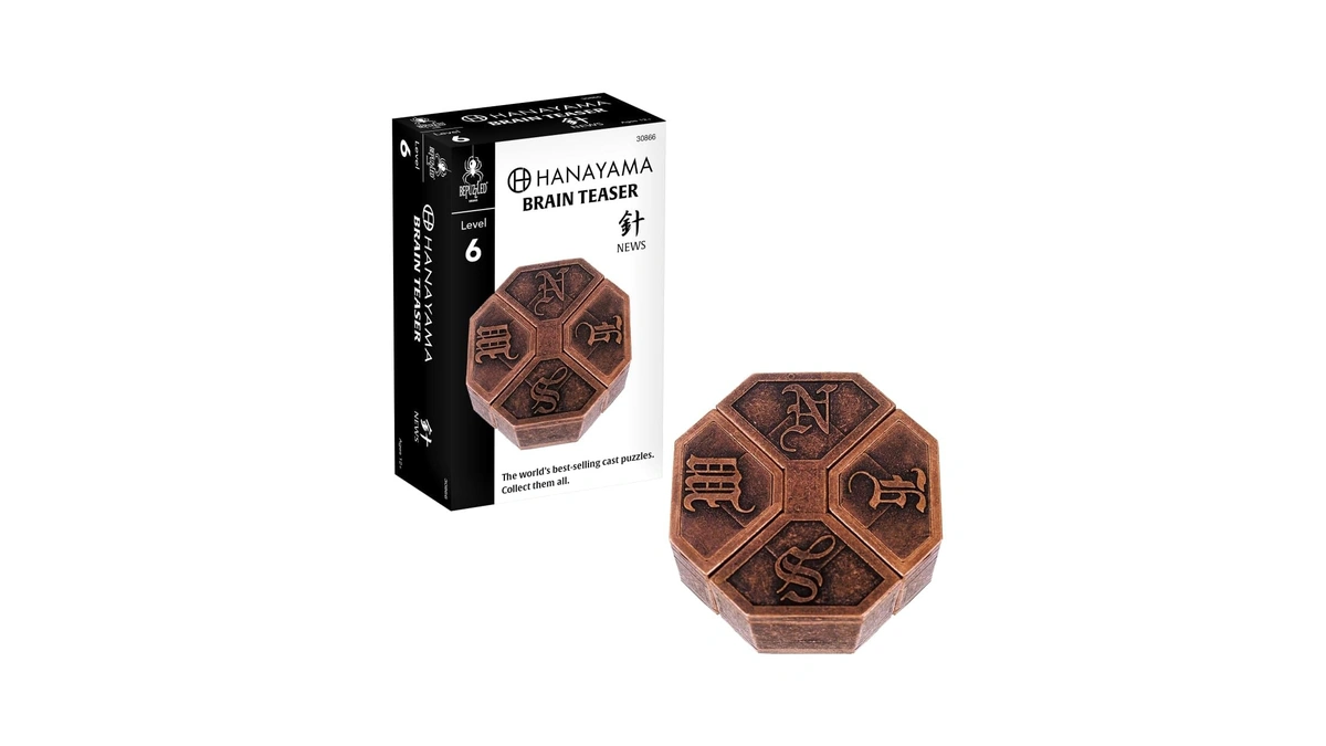 Bepuzzled | News Hanayama Metal Brainteaser Puzzle Mensa Rated Level