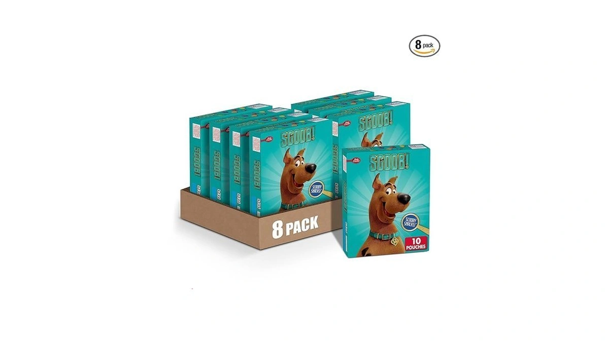 Scooby-doo Fruit Flavored Snacks, Gluten Free, Kids Snacks, 10 Ct,