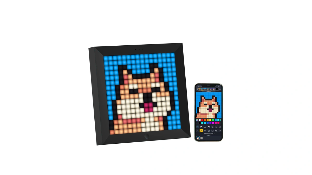 Divoom Pixoo - Pixel Art Digital Picture Frame With 16x16