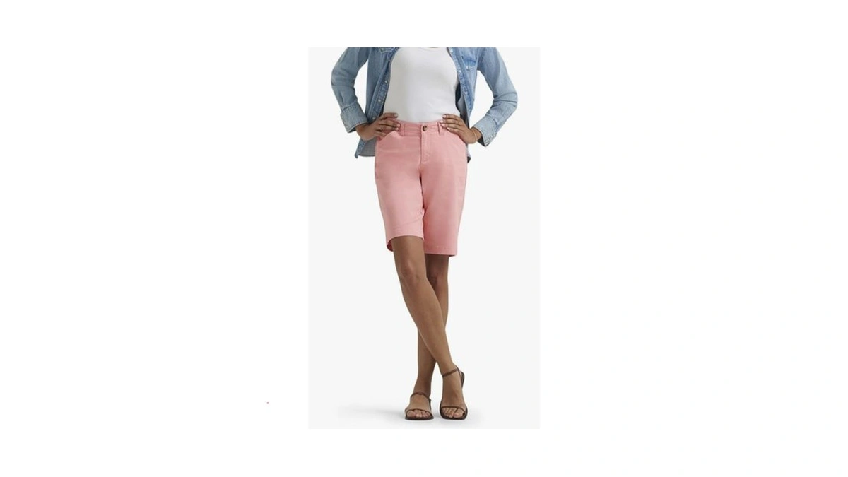 Lee Women's Legendary 9" Chino Bermuda Short, Chouchette, 14
