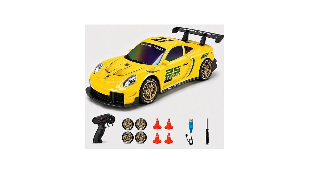 Uakkyv 1:24 Rc Drift Racing Car 4wd High Speed With