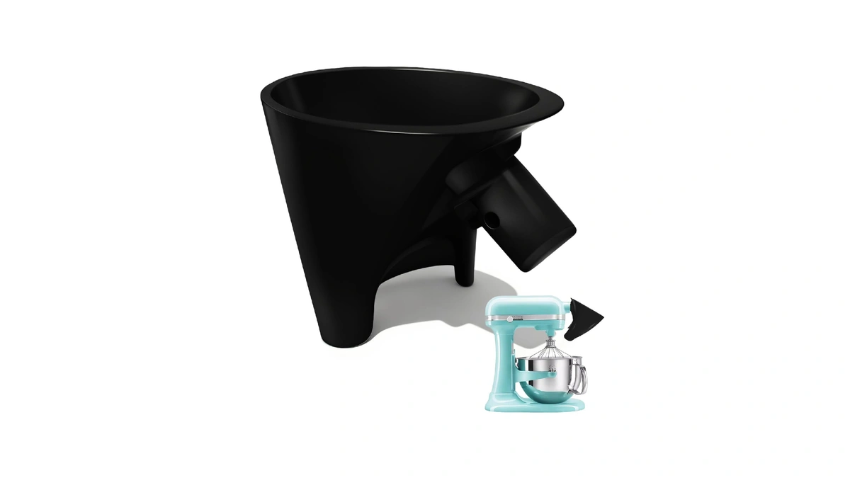 Flour Funnel For Kitchen Aid Mixer, 2026 New Upgrade, Fits