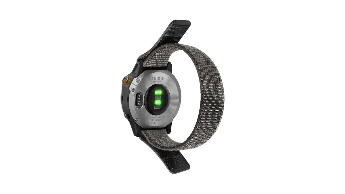 Inf Nylon Watch Band Compatible With Garmin Fenix 7/6/5, Samsung