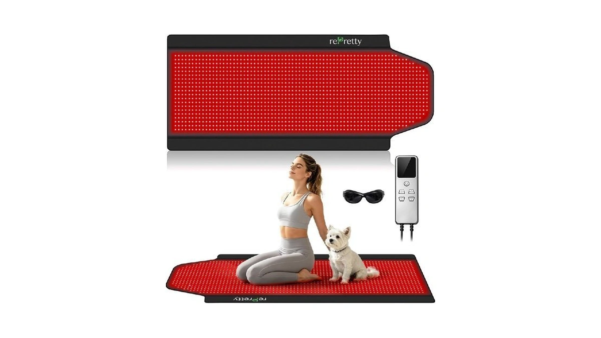 Red Light Therapy Mat, 72" X 33" Full-body Therapy Blanket,