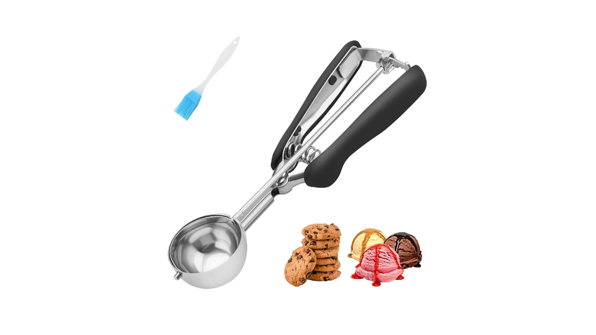 Medium Cookie Scoop 2 Tablespoon, Size #40 Cookie Dough Scoop,