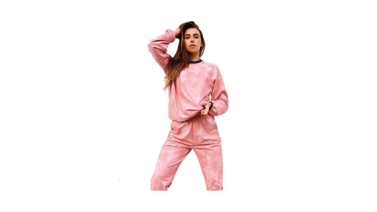 Galche Women's Sauna Suit 2-piece Comfort Fit Sweatshirt And Pants