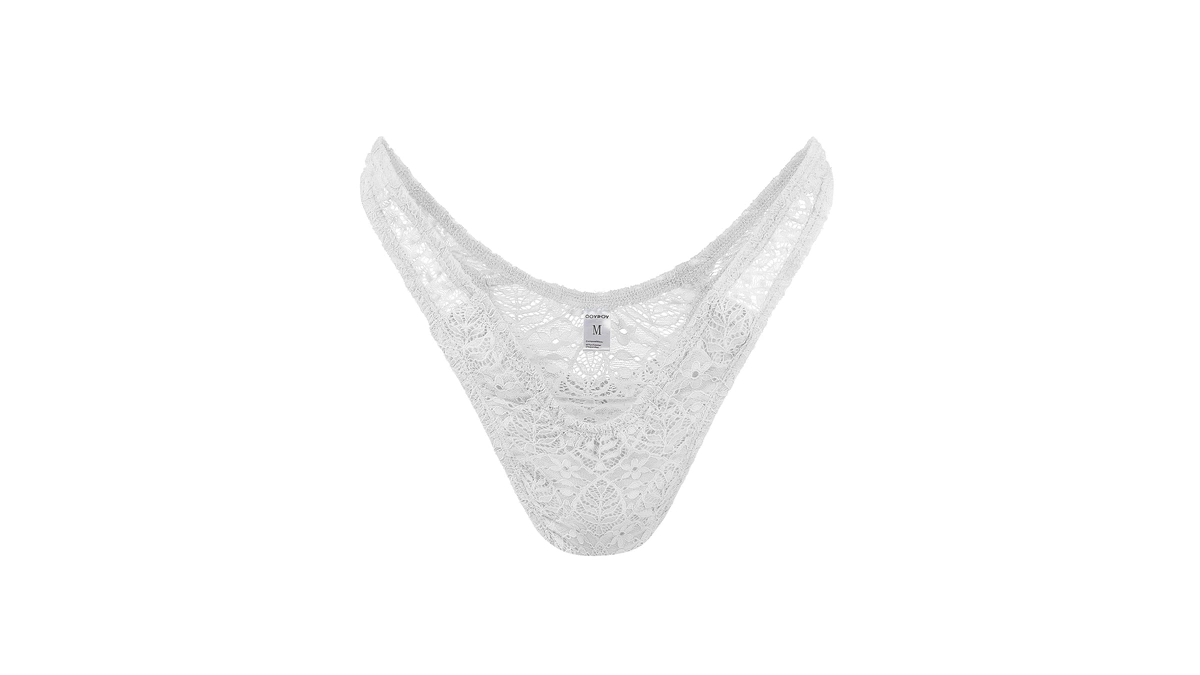 Qoydoy Crossdressing Hiding Gaff Panties Lace Transgender Tucking Shaping Brief
