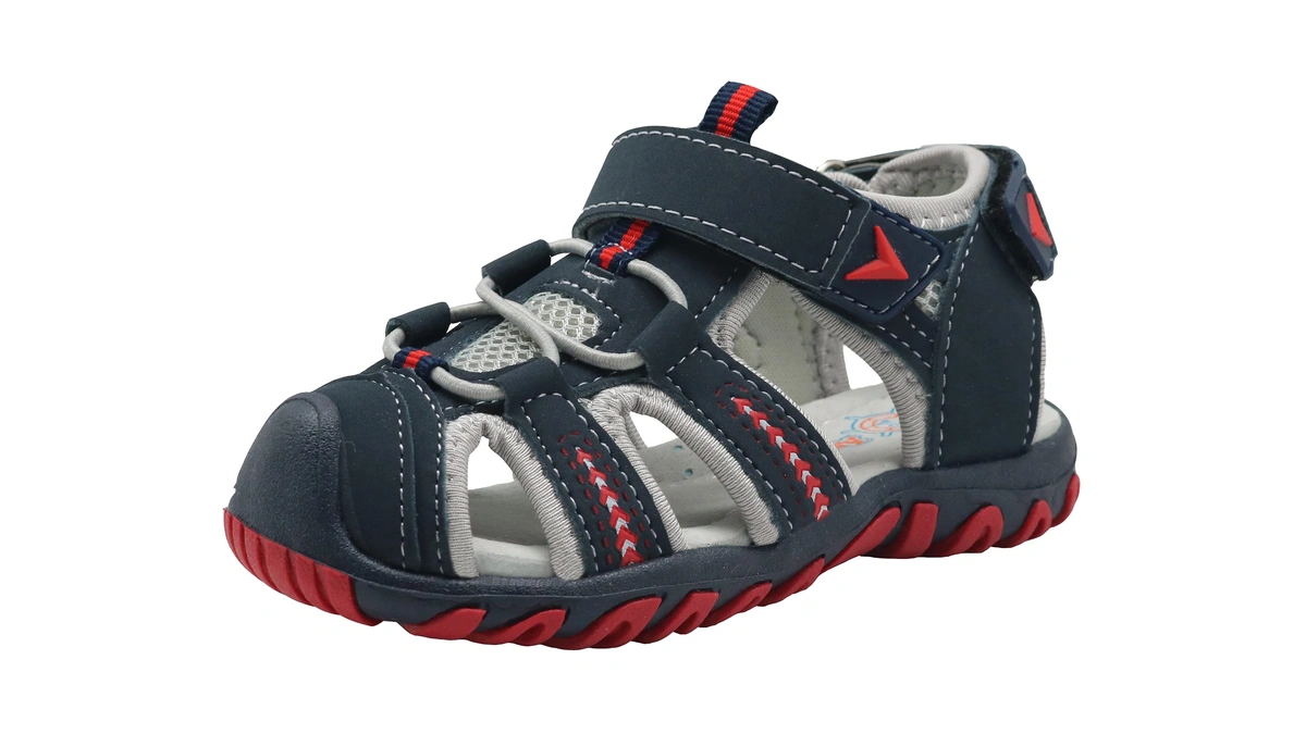 Apakowa Kids Toddler Boys Soft Sole Close Toe Sport Beach