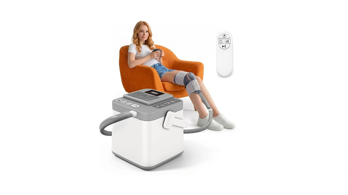 Wtbfx Cold Therapy Machine, Silent Brushless Pump Knee Ice Machine