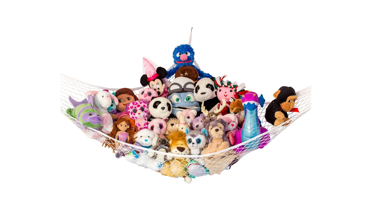 Stuffed Animal Hammock Xl | Corner Stuffed Animal Storage &