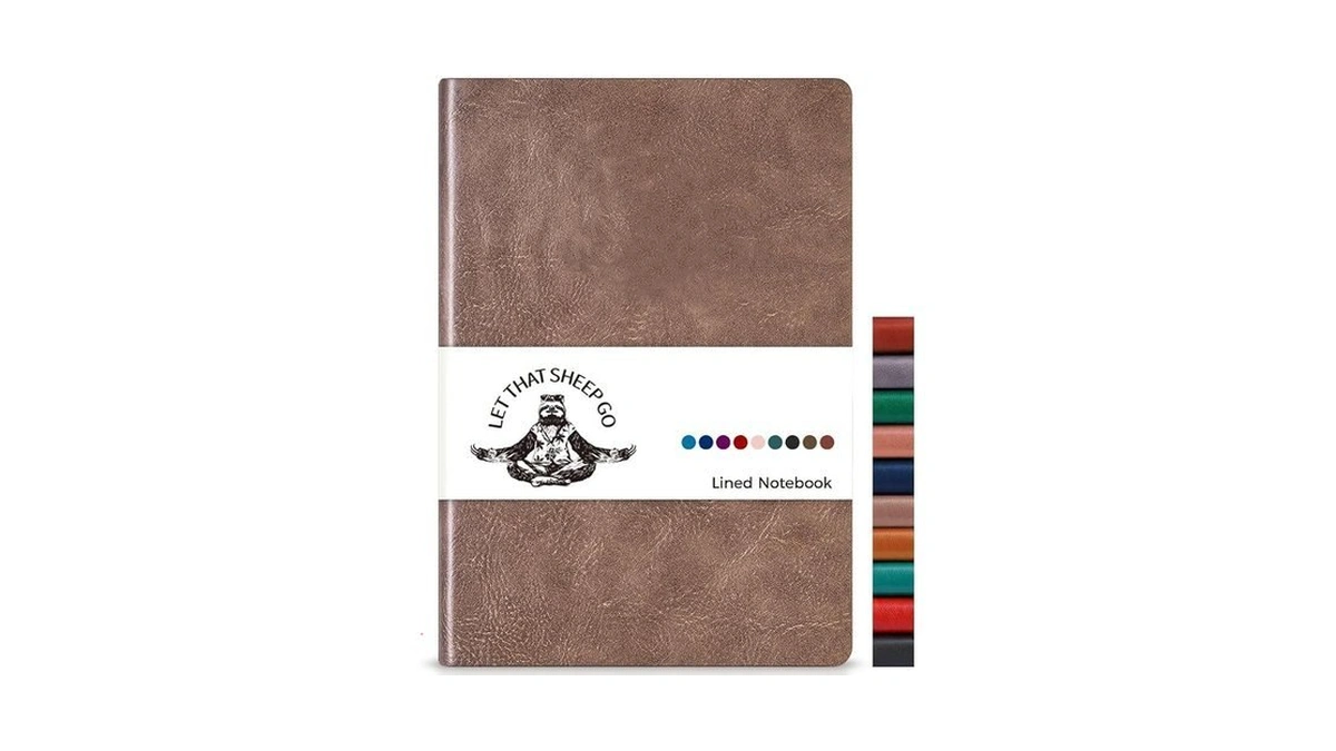Let That Sheep Go Leather Journal Notebook For Women Men