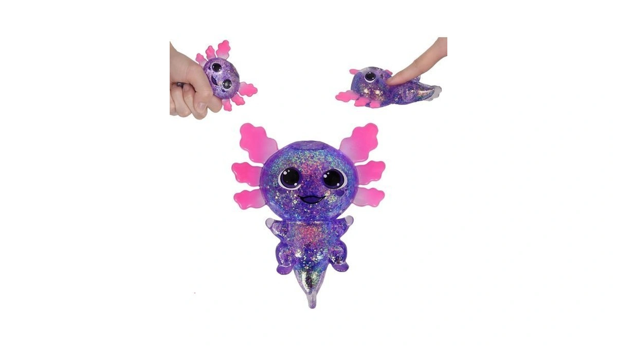 Puffwize Axolotl Squishy Toy, Cute Slow Rising Fidget Toy For