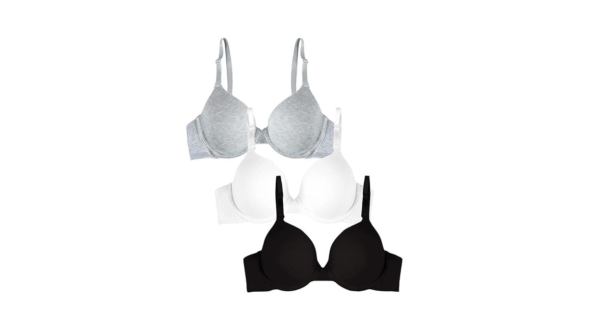 Fruit Of The Loom Women's Cotton Underwire T-shirt Bra Multi-pack
