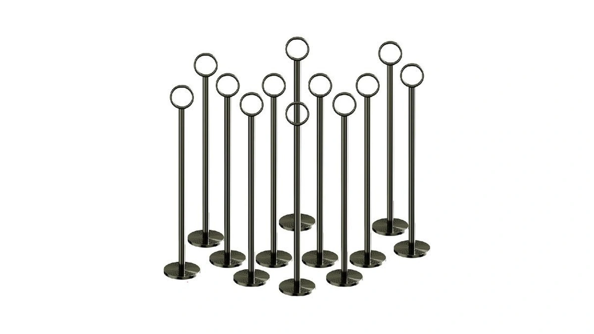 Urban Deco 12pk Table Number Holders Place Card Holders 12