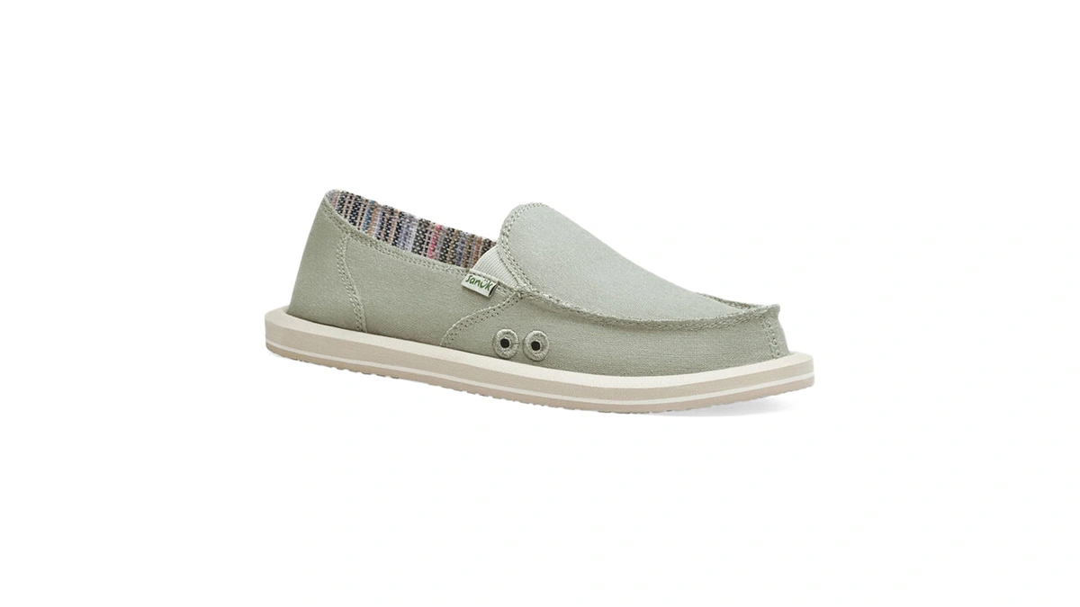 Sanuk Womens Donna Hemp Loafers | Womens Shoes | Slip