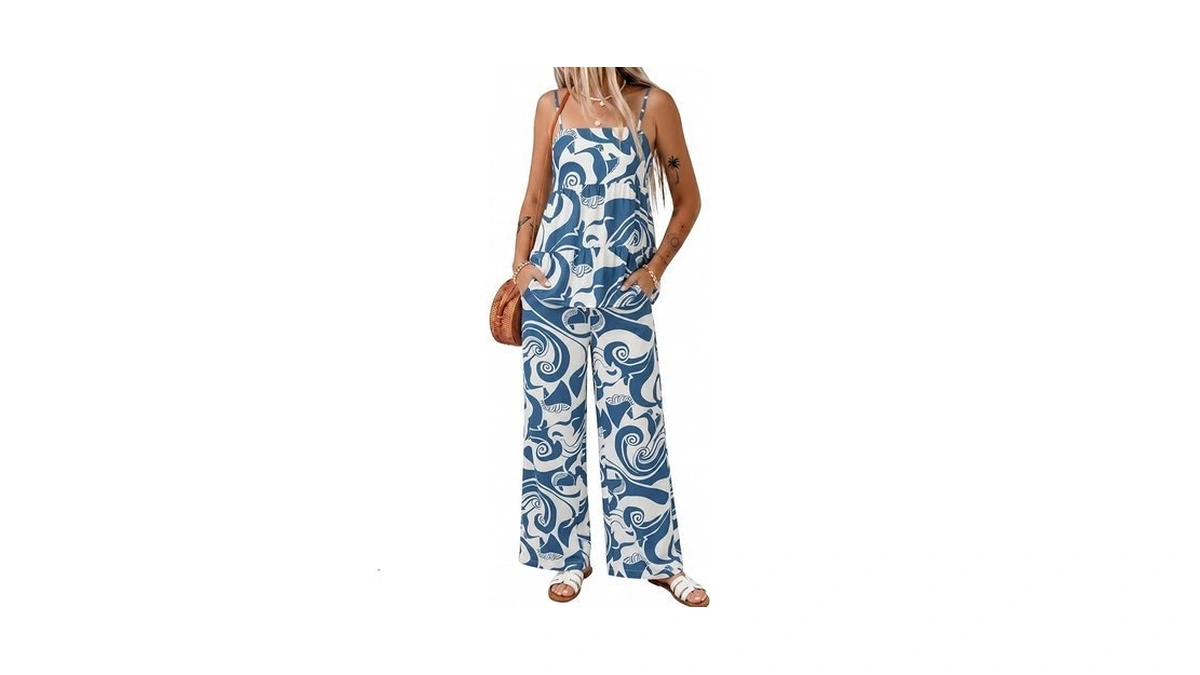 Glamaker Womens Summer 2 Piece Sets Floral Spaghetti Tank Top