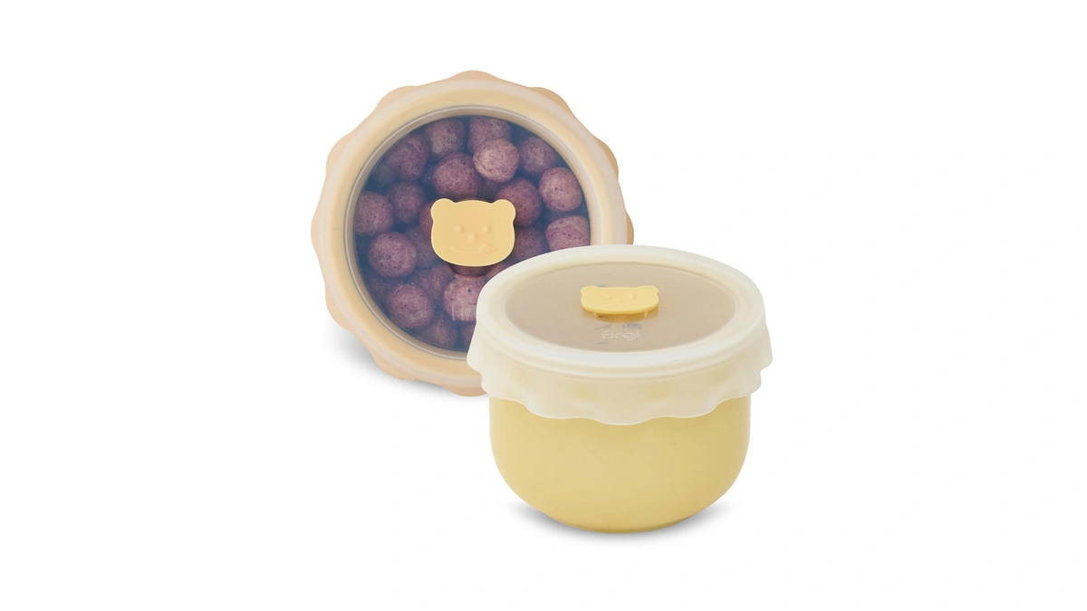 Firgi Ceramic Baby Food Storage Container, Airtight Bpa-free Jar With