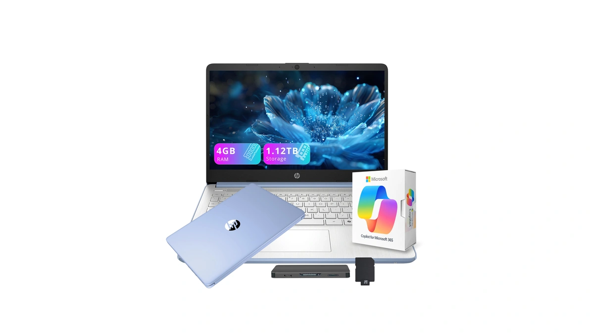 Hp Stream 14" Hd Student&business Laptop With Ai Copilot, Intel