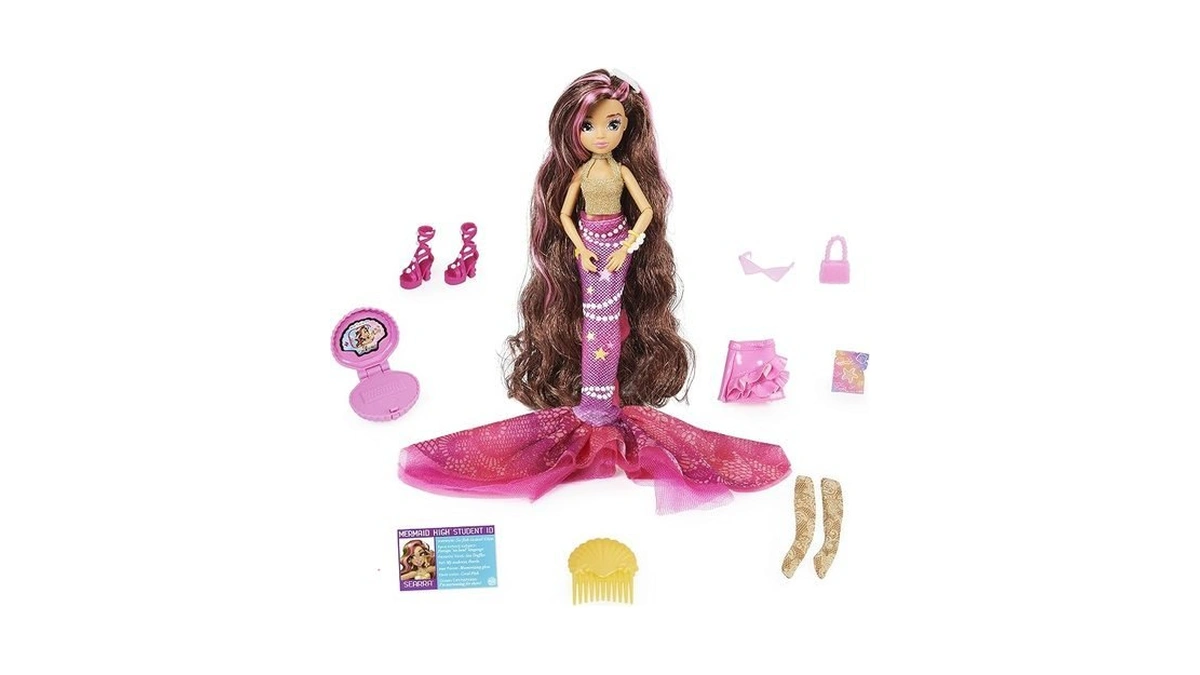 Mermaid High Searra 10.5-inch Deluxe Fashion Doll & Accessories, Ages