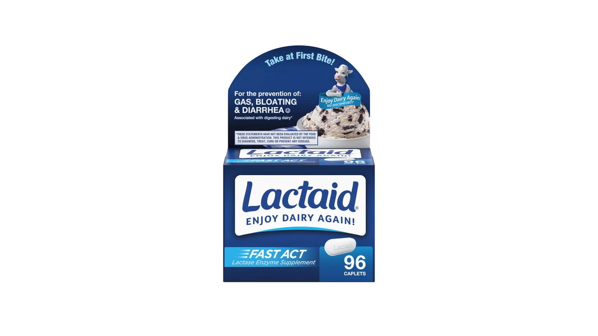 Lactaid Fast Act Caplets For Lactose Intolerance, Caplets That Help