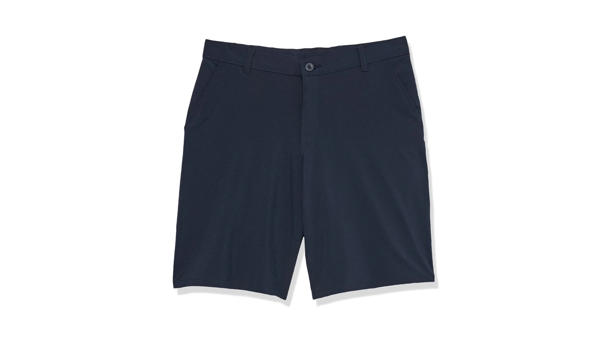 Izod Big Boys School Uniform Flat Front Stretch Performance Short,