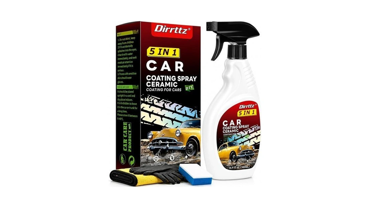 Dirrttz Ceramic Coating For Cars, 16 Fl Oz Car Wax