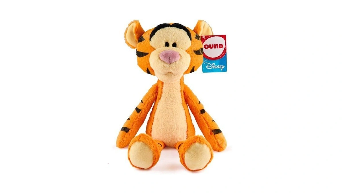 Gund Disney Official Tigger Toothpick 15-inch Floppy Plush Toy, Ages